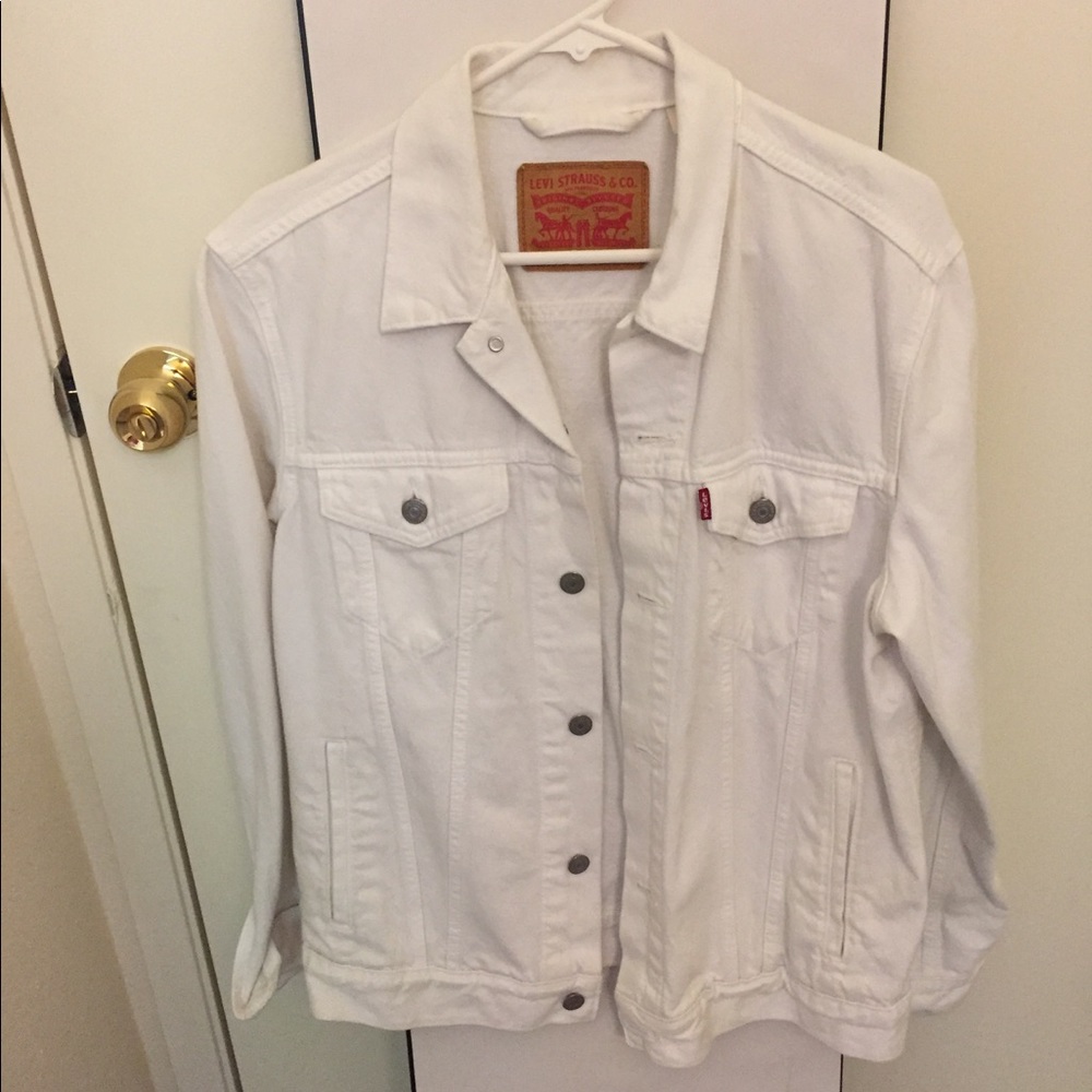 Levi's White Denim Jacket